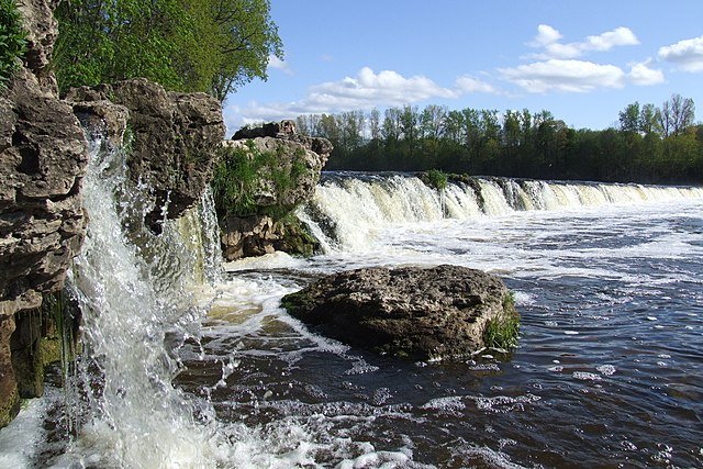 Kuldiga Waterfall - Haunted Places in Latvia - creepyhq
