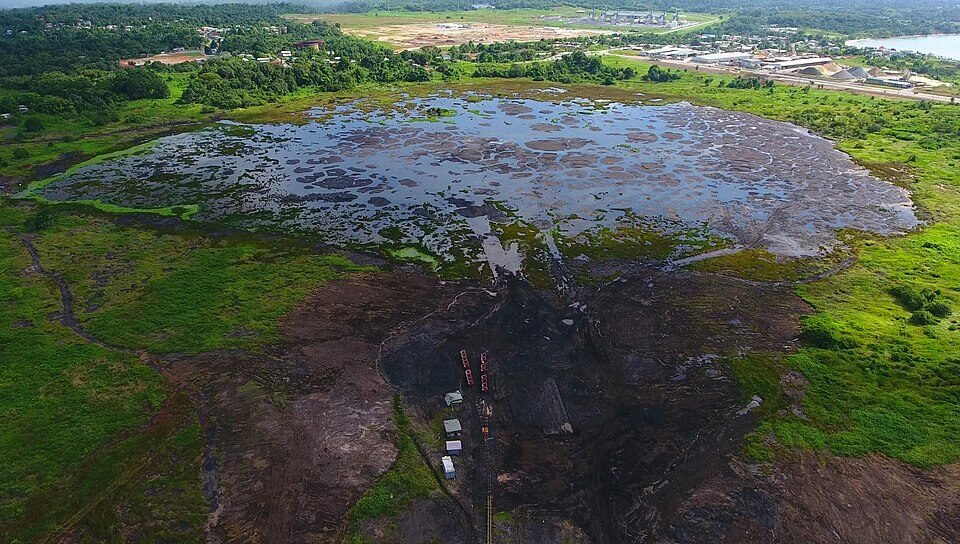The Pitch Lake - Haunted Places in Trinidad and Tobago - creepyhq