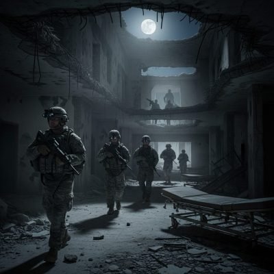 Haunted Checkpoint at mile 46 in Iraq
