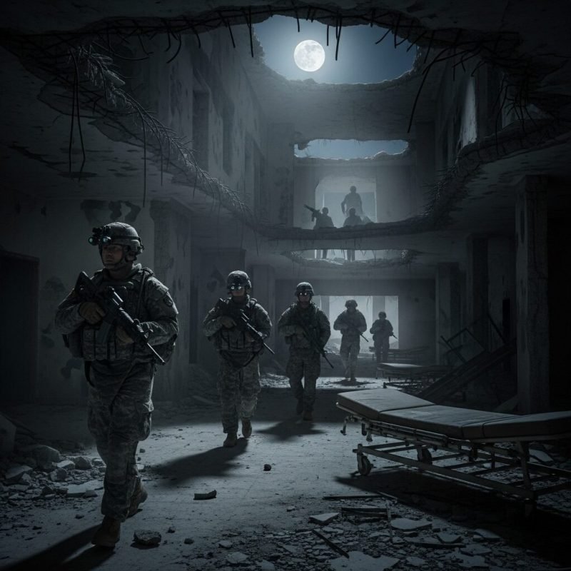 Haunted Checkpoint at mile 46 in Iraq