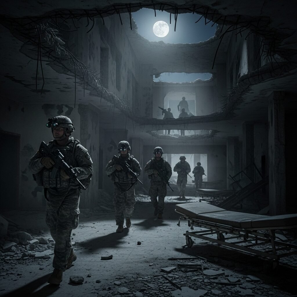 Haunted Checkpoint at mile 46 in Iraq