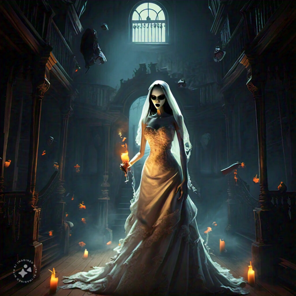 The Bride in the Attic - Haunted Mansion at Disney World