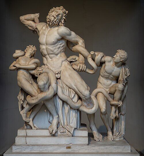 Vatican Museums - statue of Laocoön and His Sons