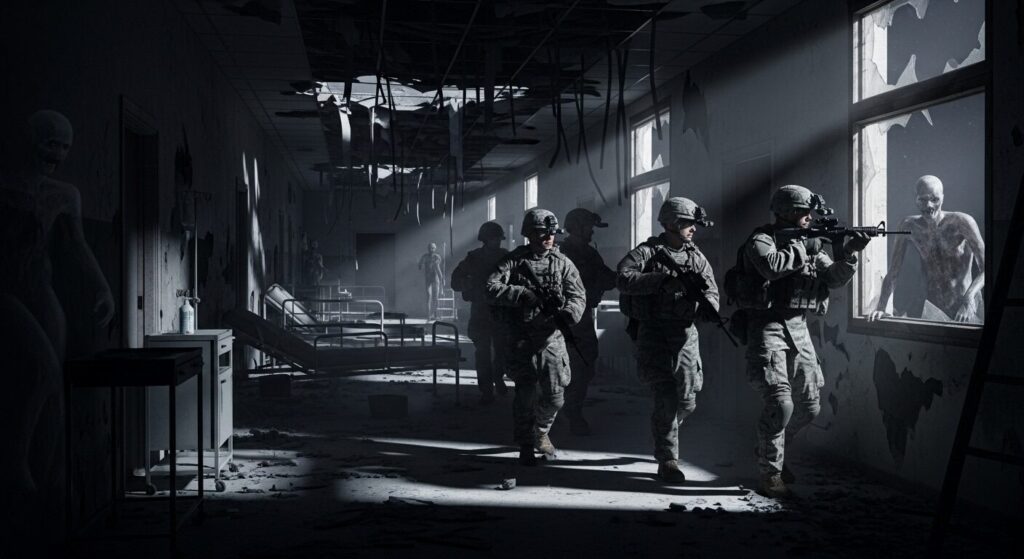 Haunted Checkpoint at mile 46 in Iraq